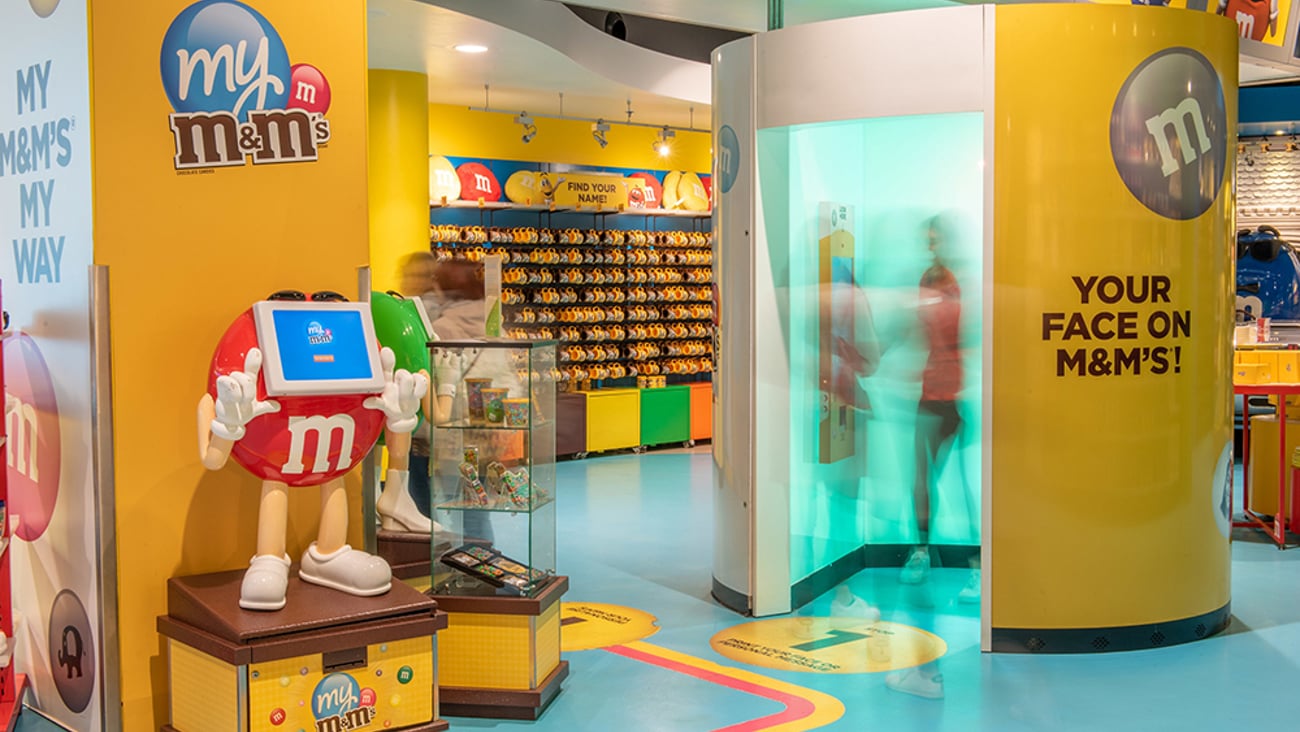 M&Ms store interior