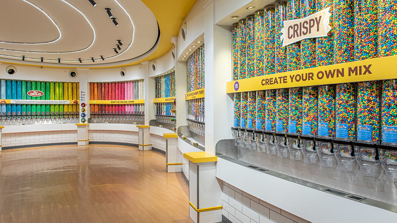 M&Ms store interior