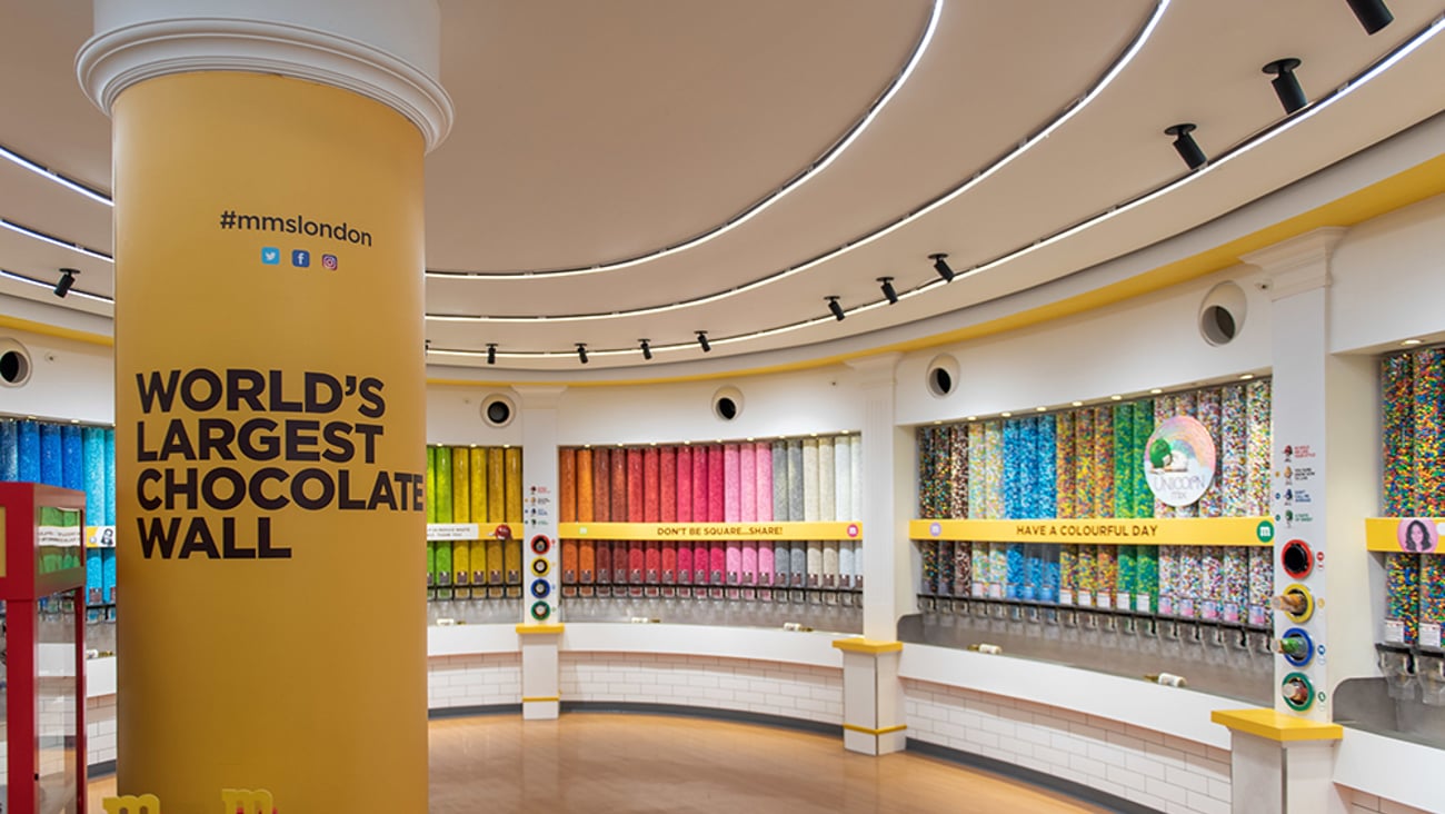 M&Ms store interior