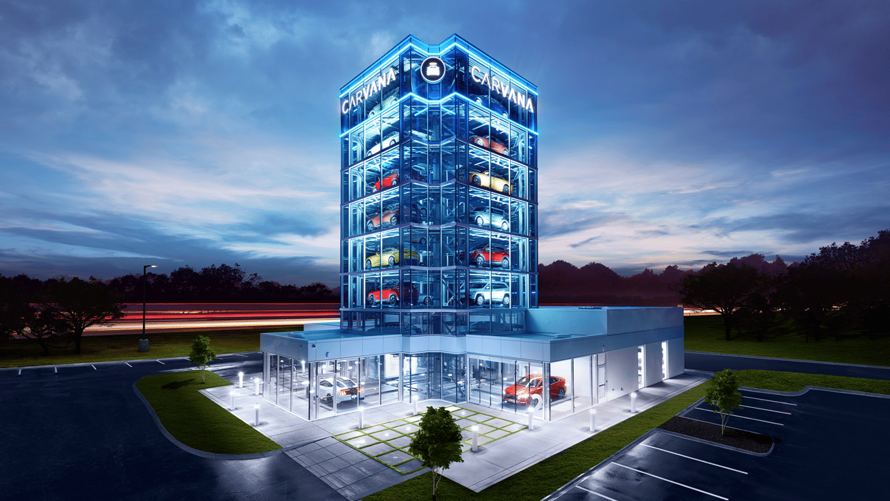 Carvana car vending machine