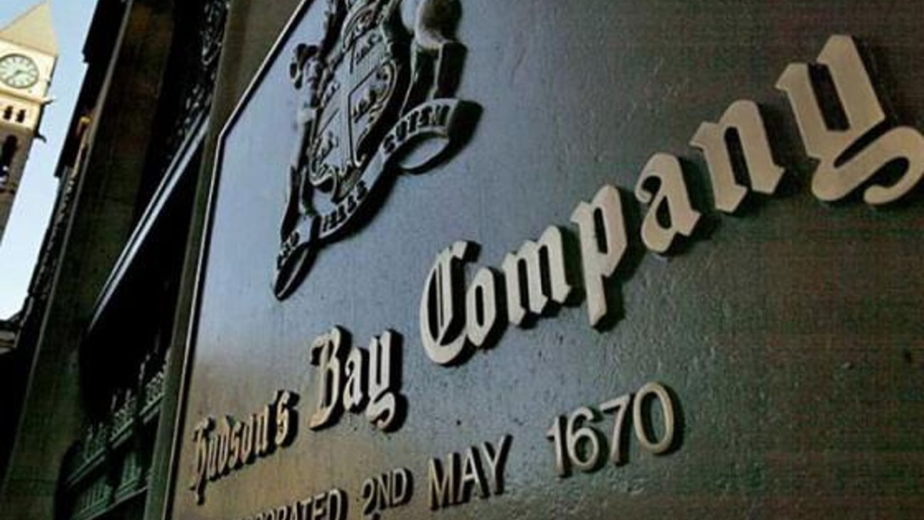 Hudsons Bay Company sign