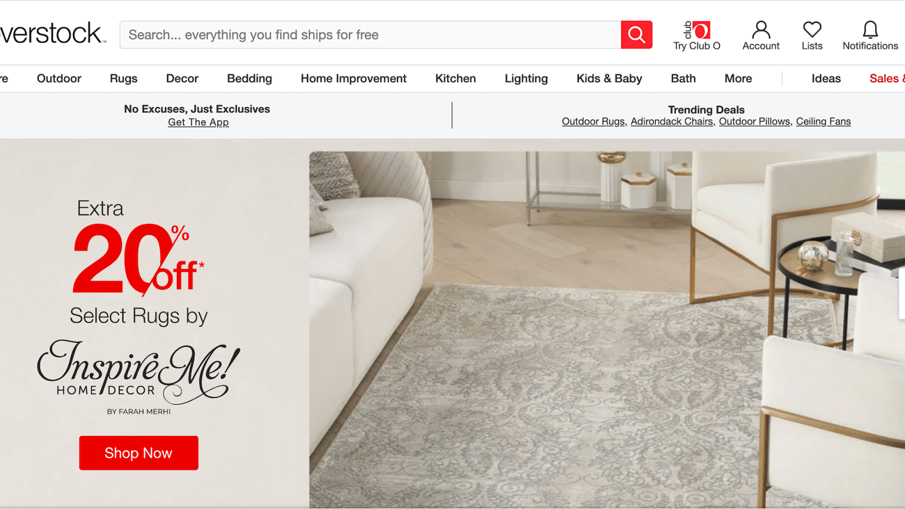 Overstock paid $21.5 million to acquire Bed Bath & Beyond’s intellectual property.