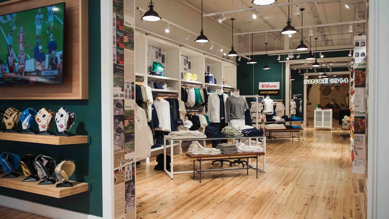 Wilson Sporting Goods’ first west coast location in Santa Monica, Calif., is an immersive store focused on “play” and “community.”