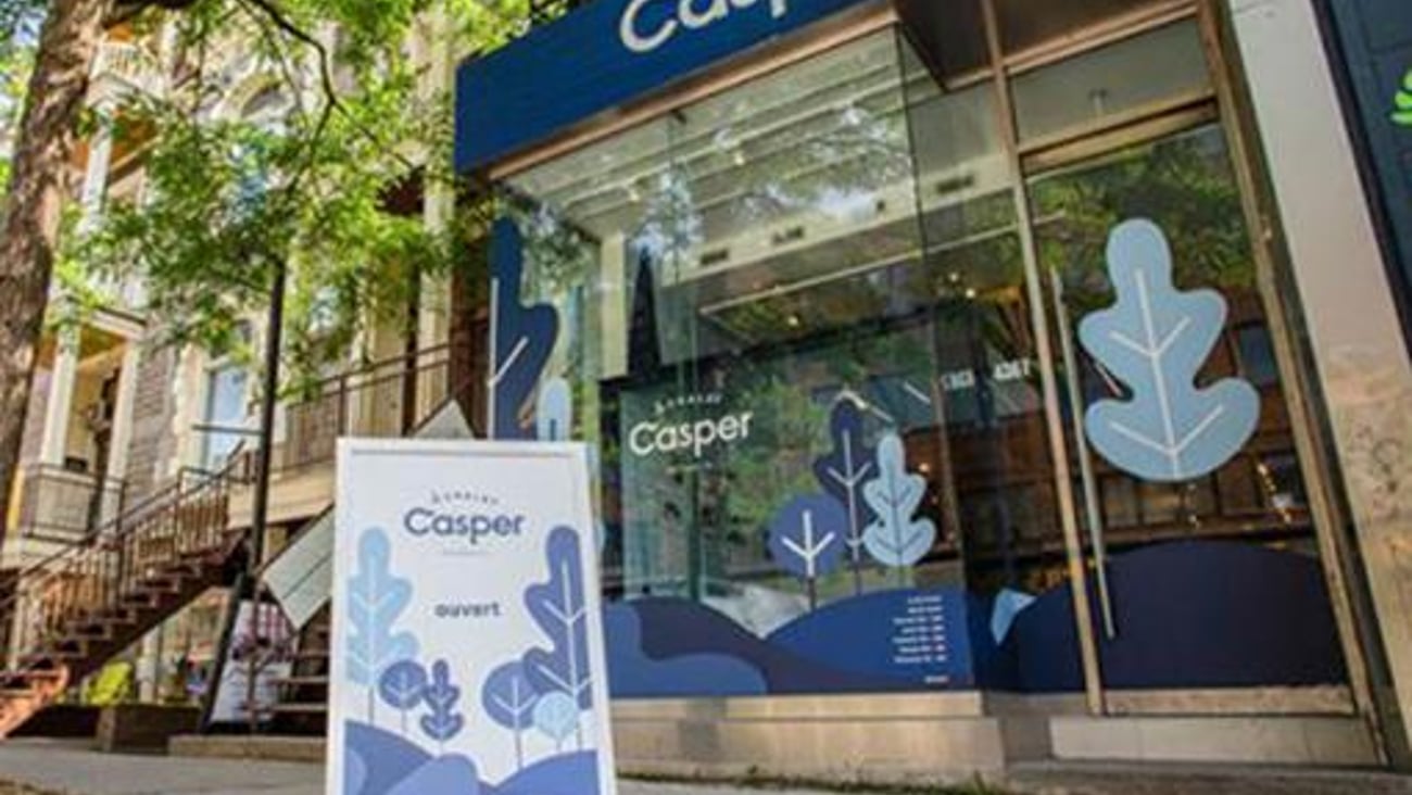 Casper Sleep operates more than 70 stores.