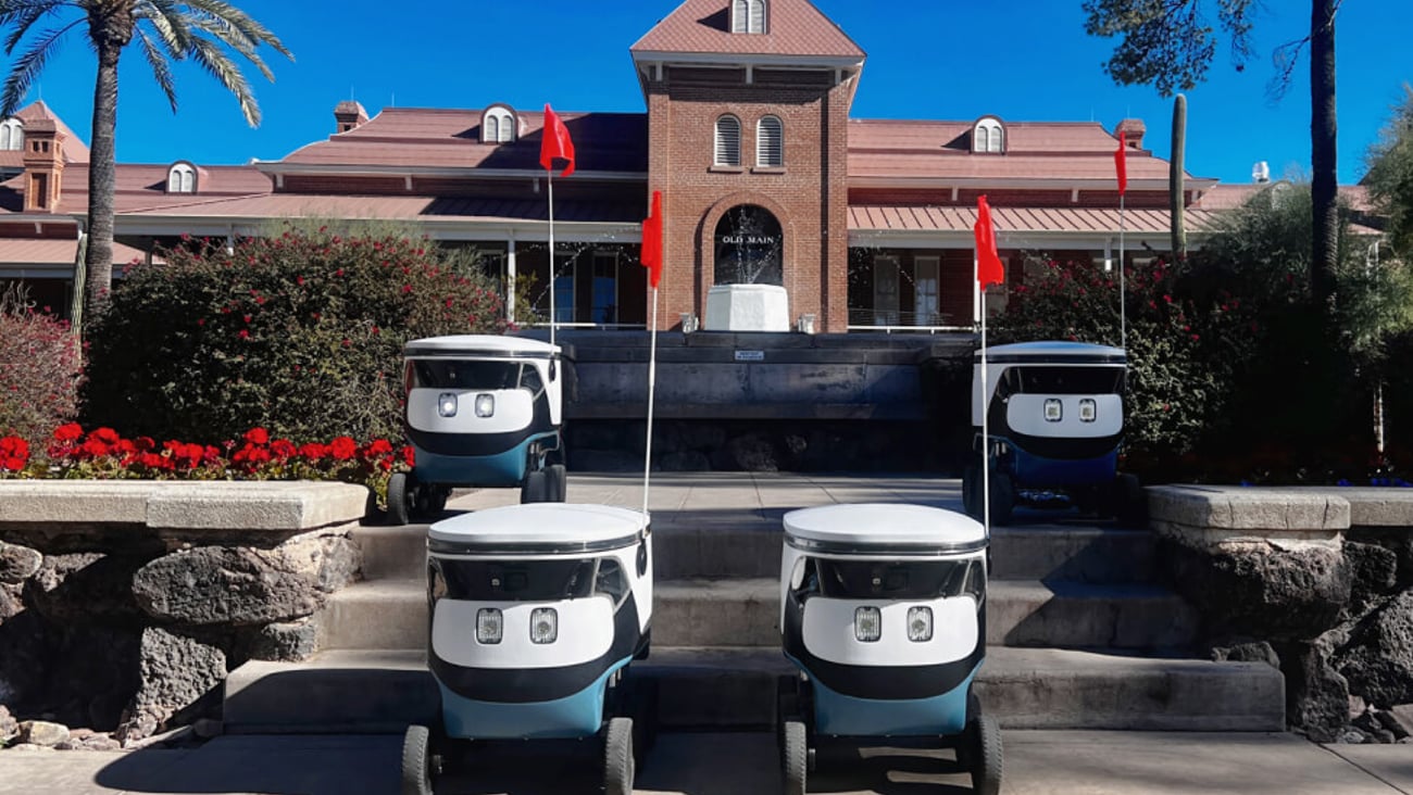 Cartken robots at University of Arizona