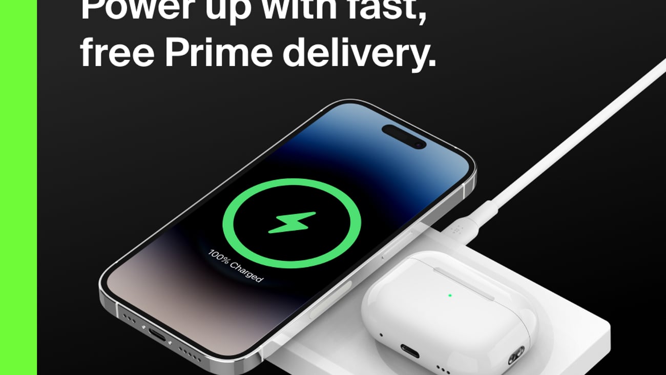 Belkin teams with Amazon Buy with Prime (Graphic: Business Wire).