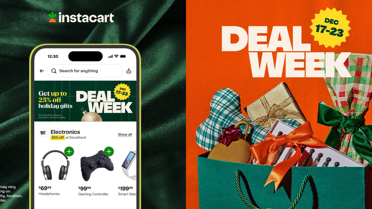 Instacart Holiday Deal Week (Image: Instacart)