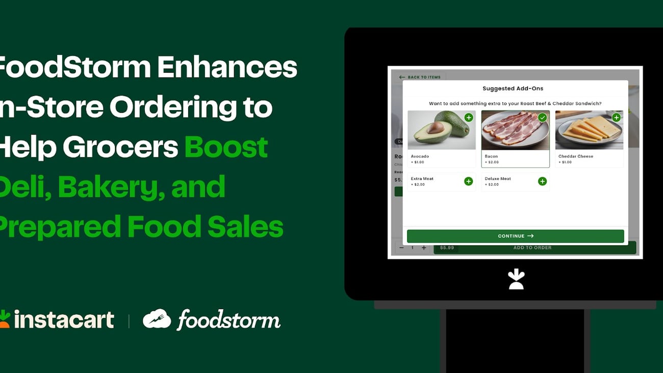 Instacart FoodStorm kiosk