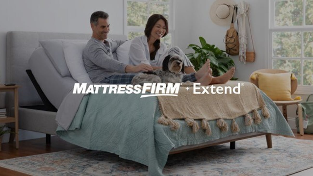 Mattress Firm Firmware powered by Extend (Courtesy of Mattress Firm)