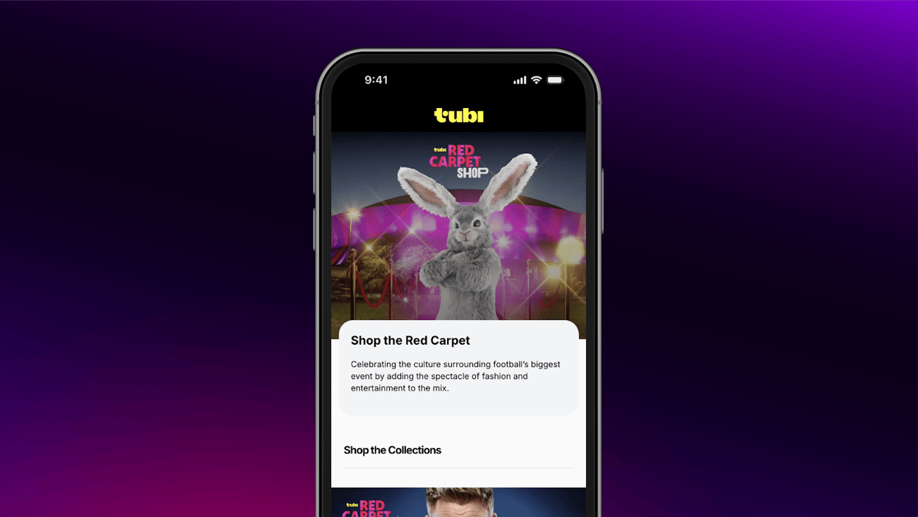 Tubi shoppable Super Bowl