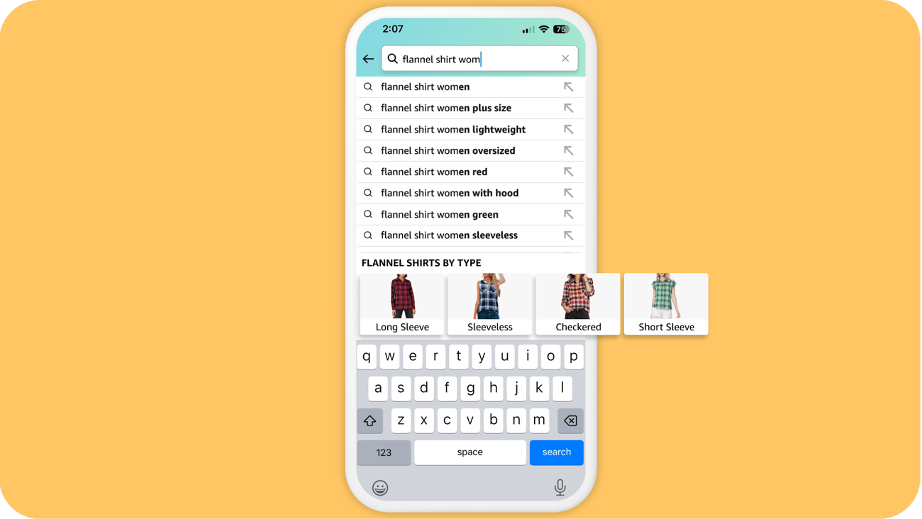Amazon visual shopping