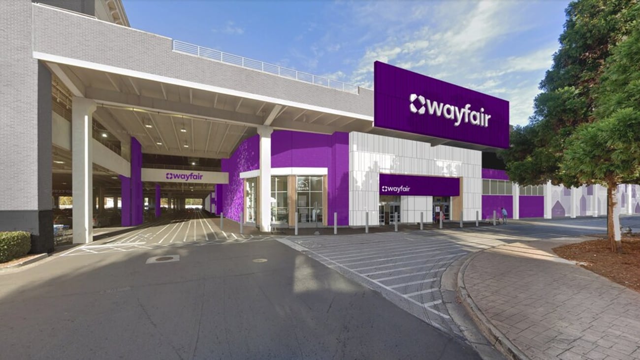 Rendering of Wayfair store in Atlanta