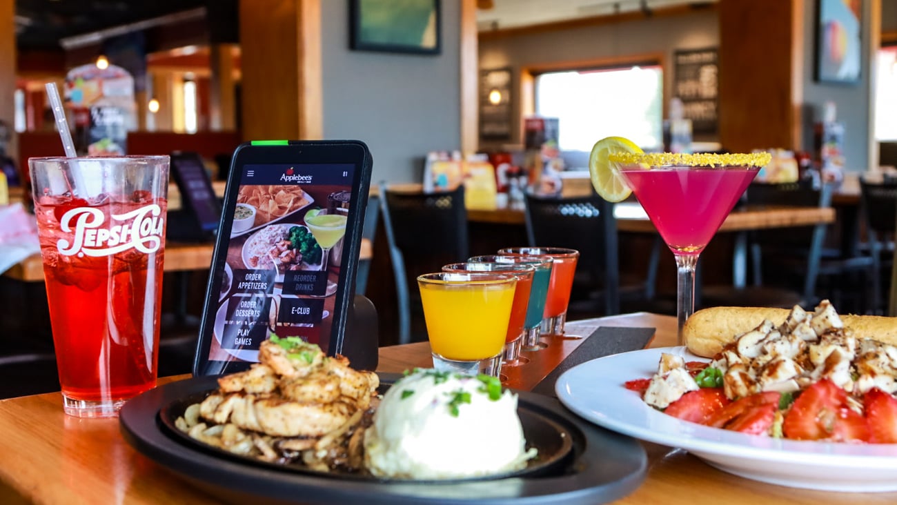 Applebees Ziosk tablet