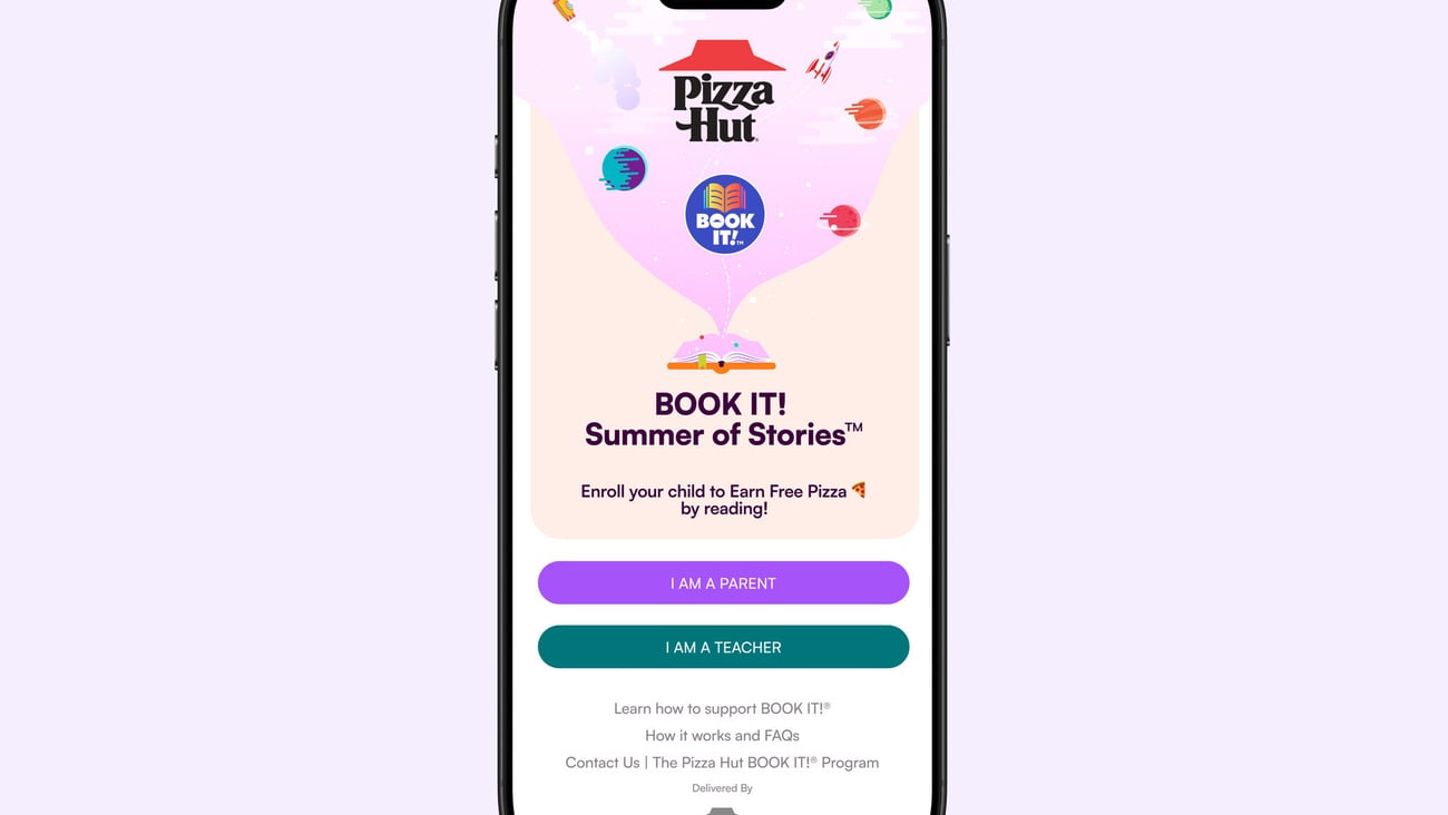 Pizza Hut Book It! app