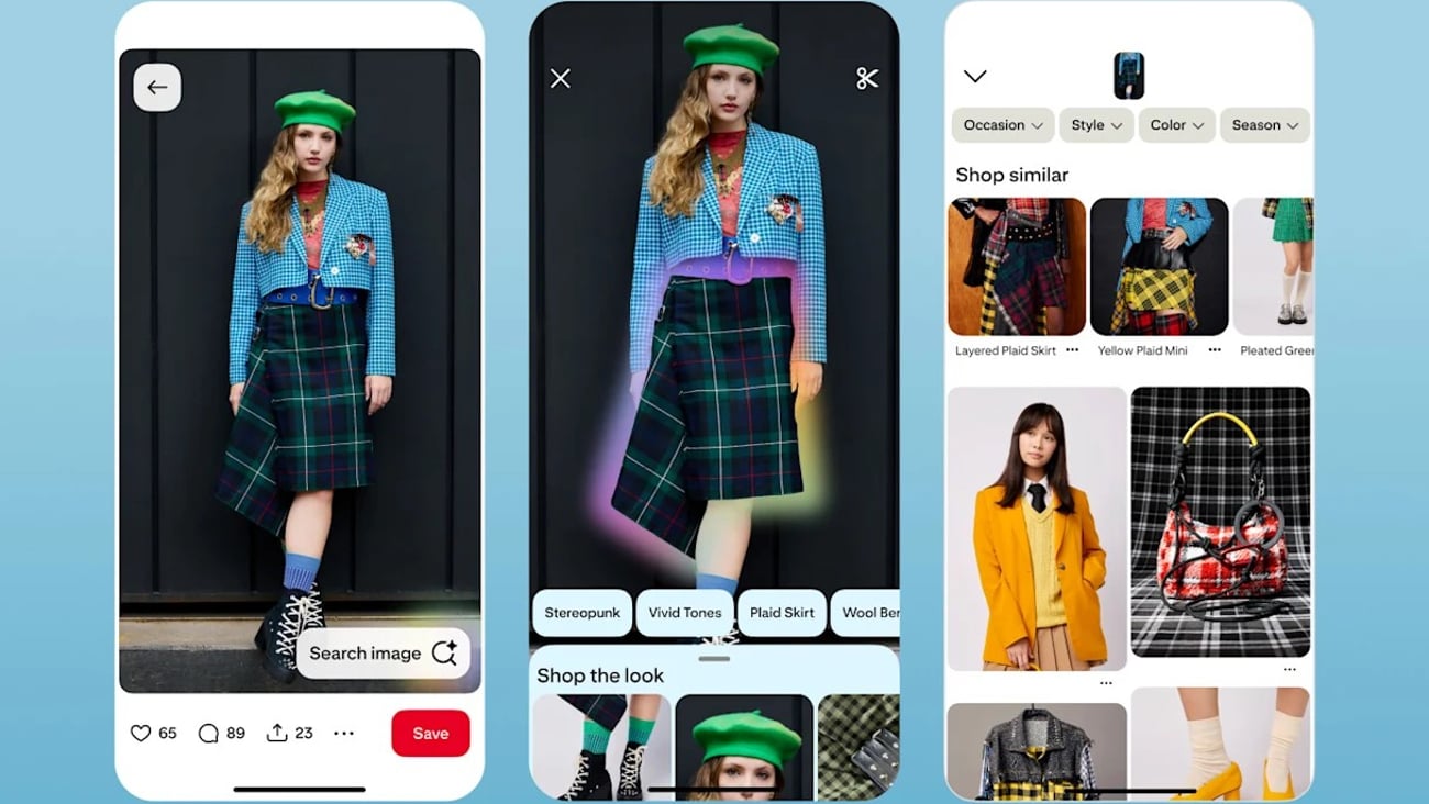 Pinterest visual search