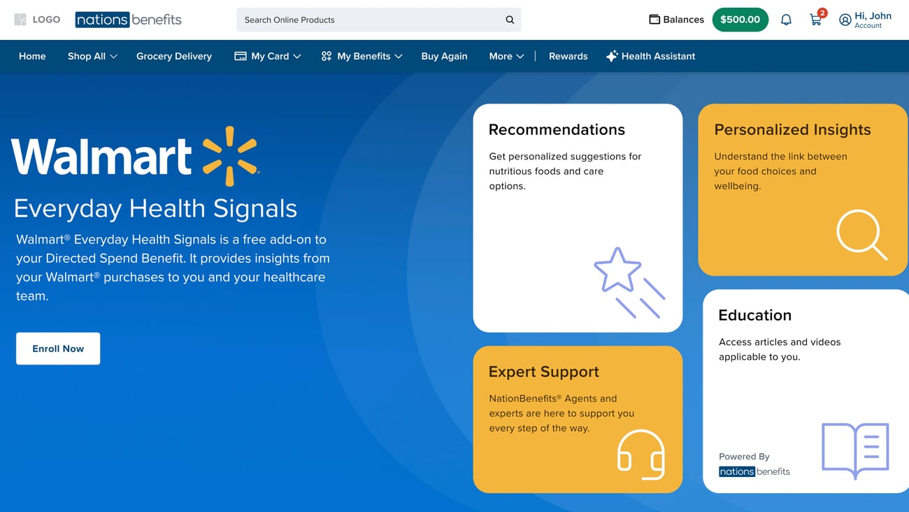 Walmart Everyday Health Signals