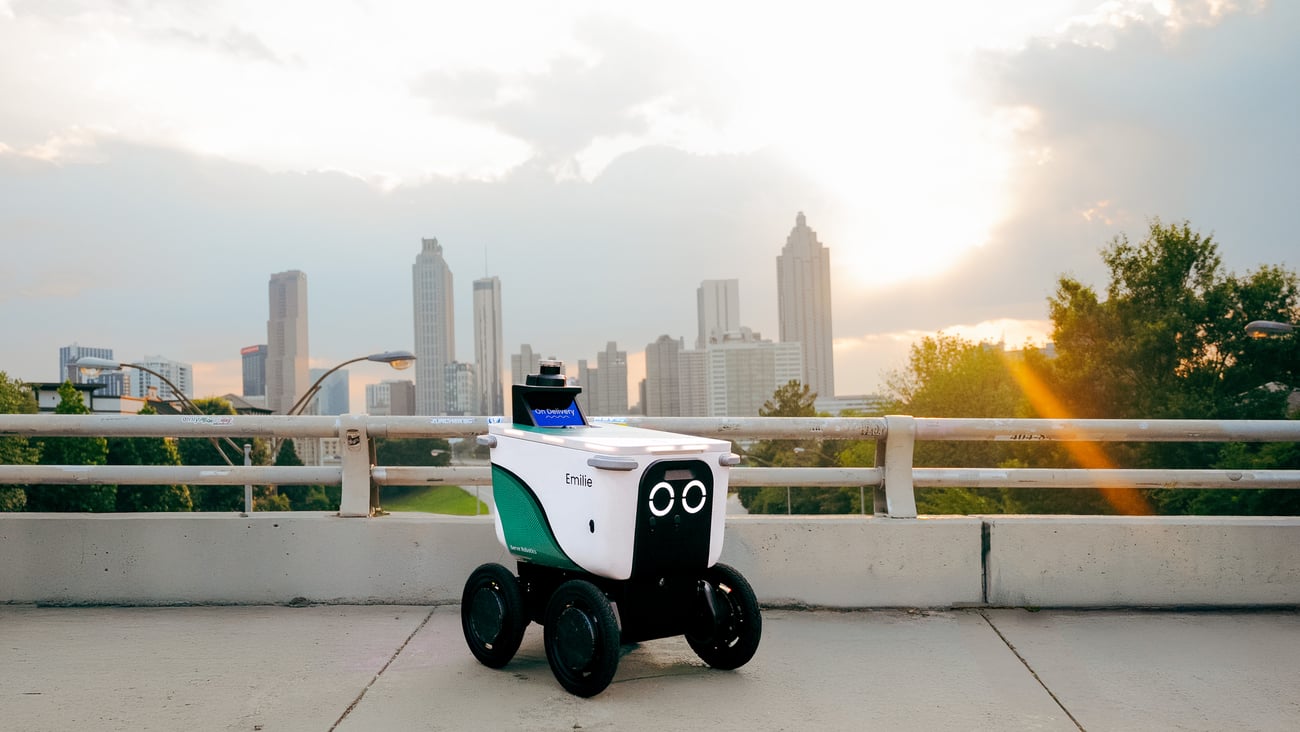 Serve delivery robot