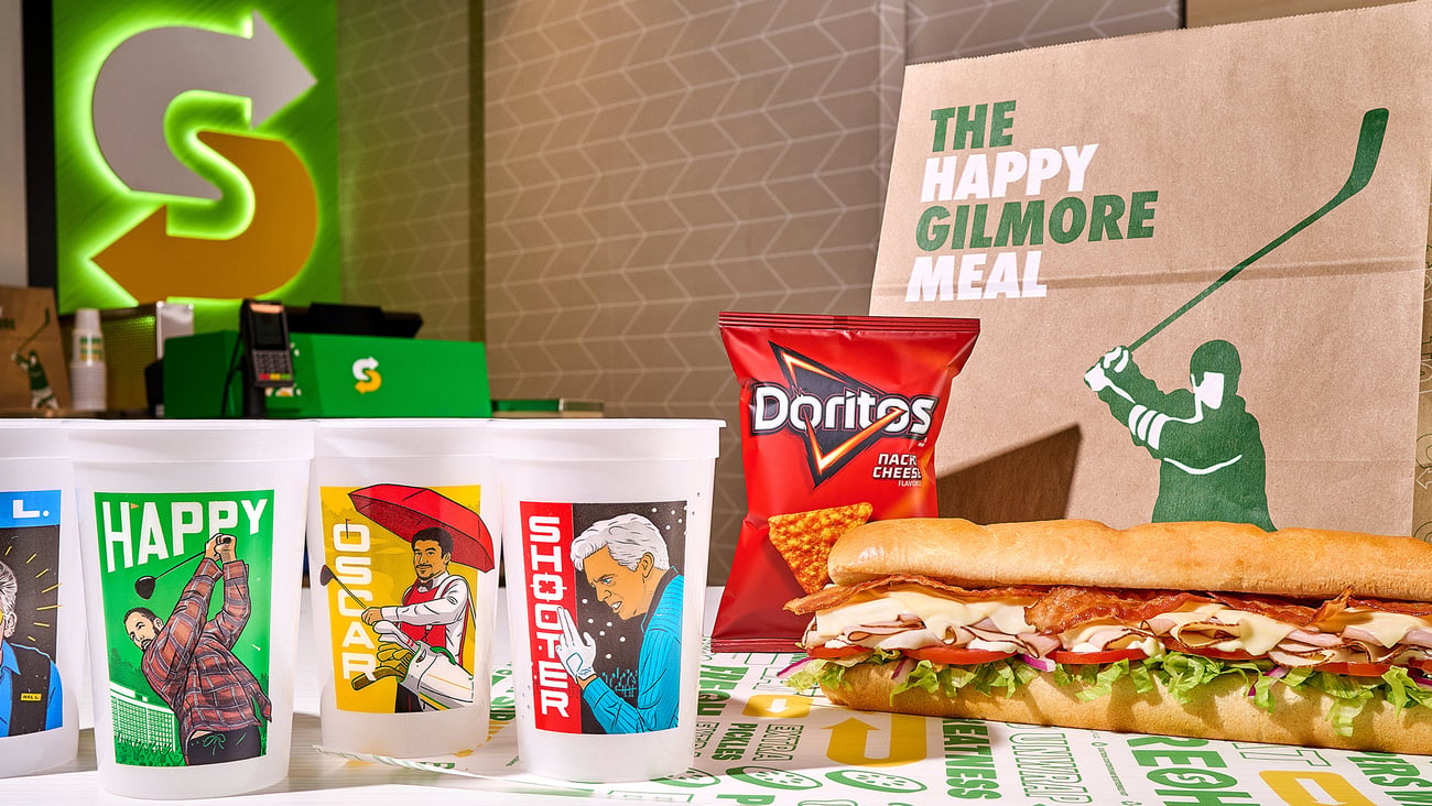 Subway Happy Gilmore meal