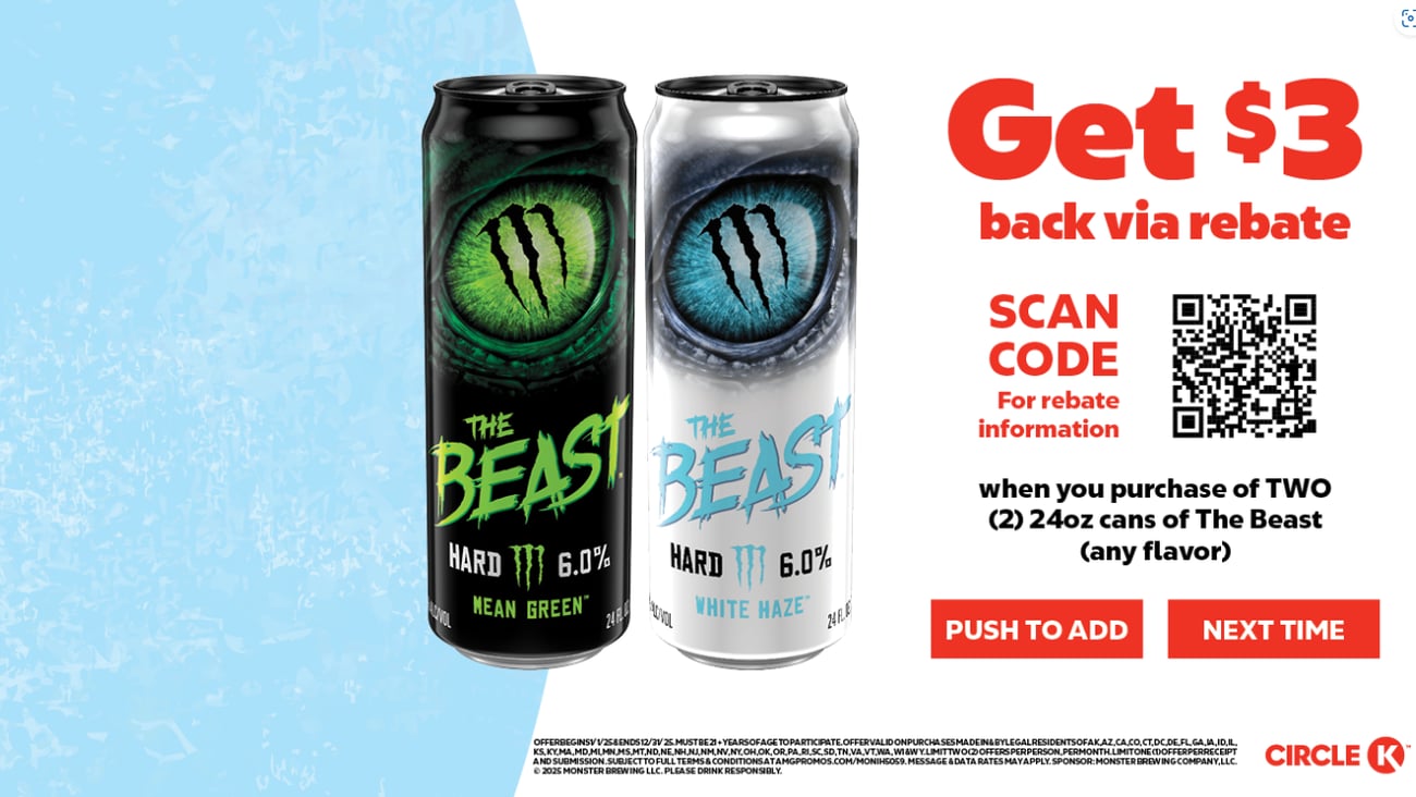 Circle K alcohol cashback