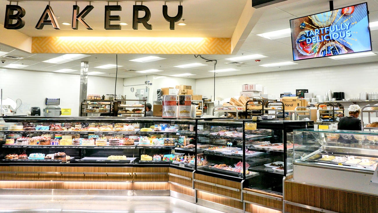 Albertsons in-store ad screen