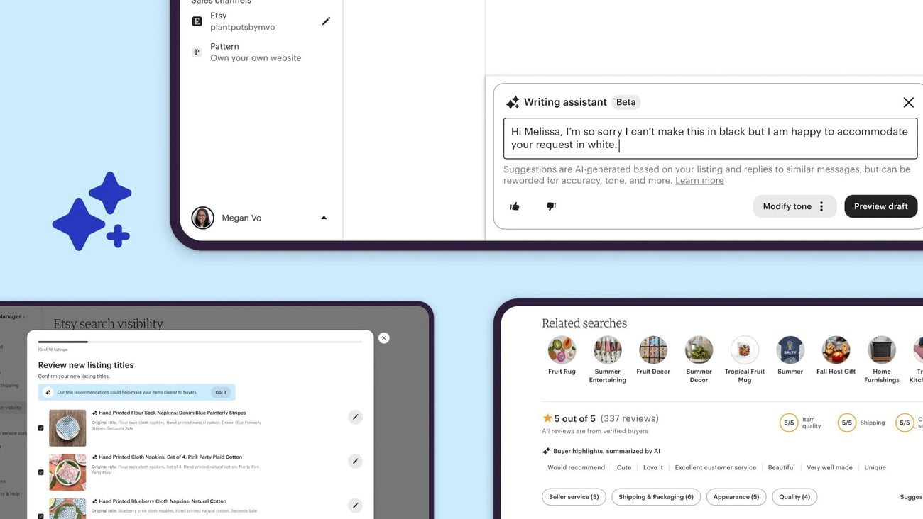 Etsy AI tools