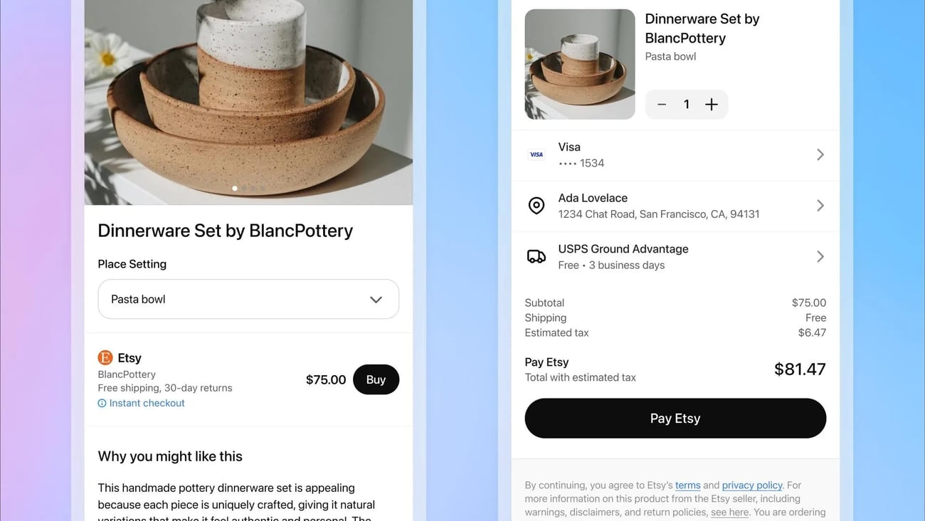 Etsy - ChatGPT integration