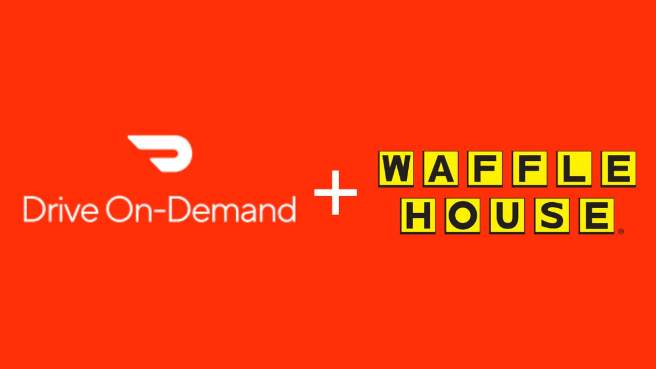 Waffle House and DoorDash logos