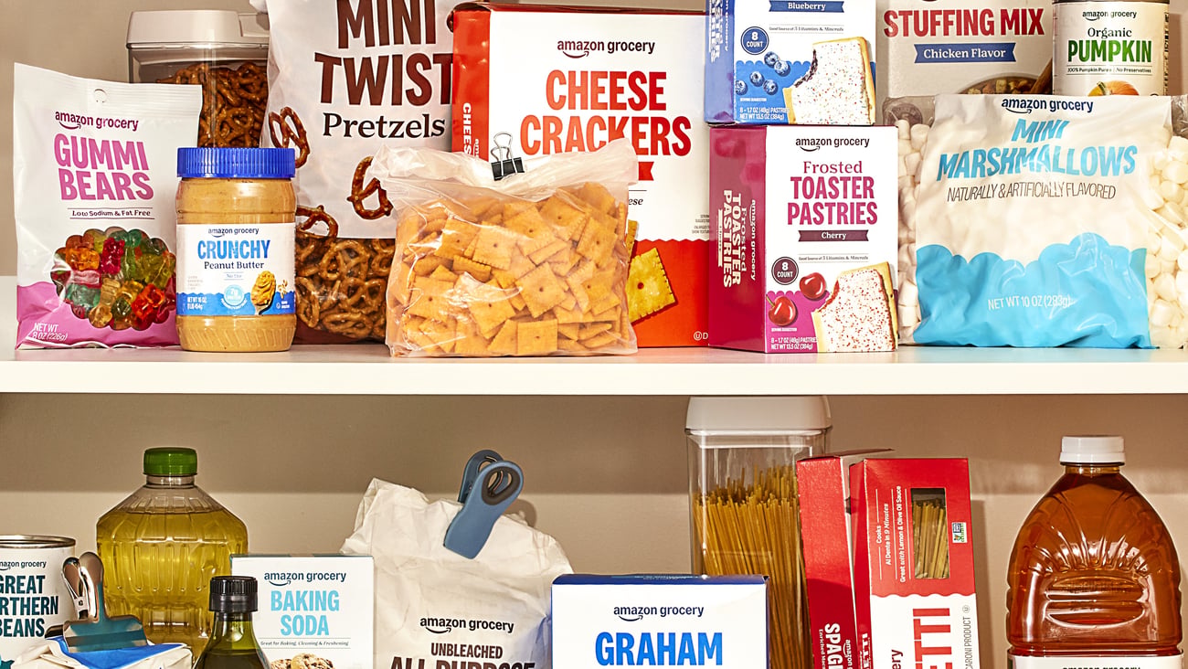 Amazon Grocery assortment