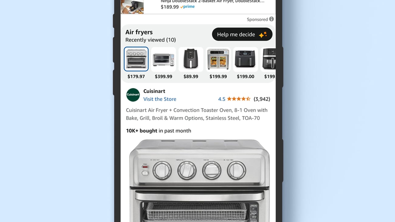 Amazon Help Me Decide air fryer
