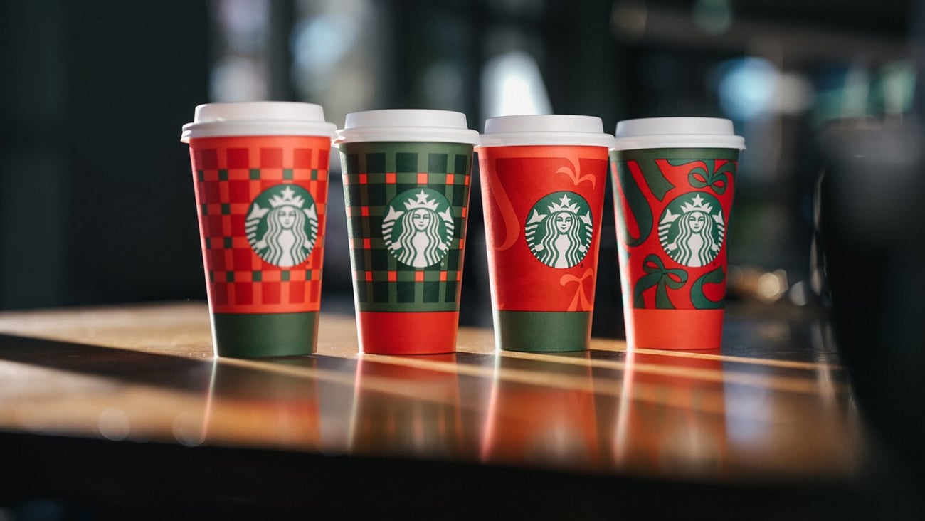 Starbucks holiday cups 
