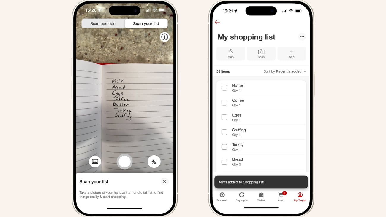 Target AI shopping tools