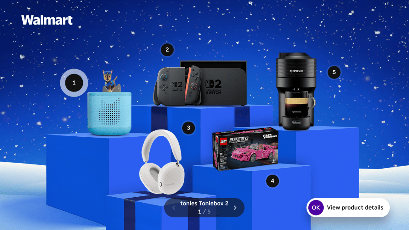 Walmart-Roku holiday showroom