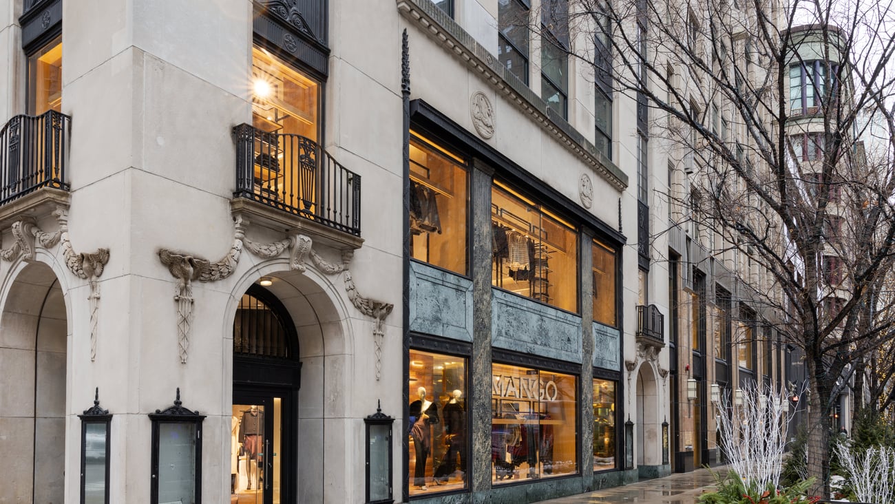 Mango’s new Chicago location is its 60th store in the United States. 