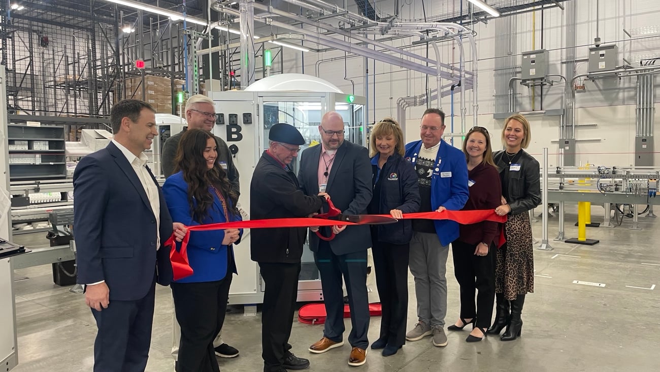 Ribbon cutting at Walgreens Utah MFC.
