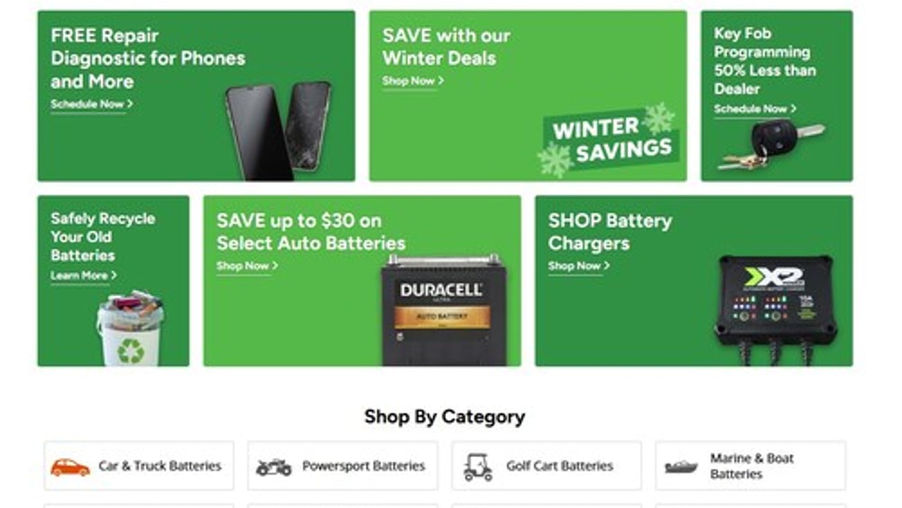 batteries plus homepage