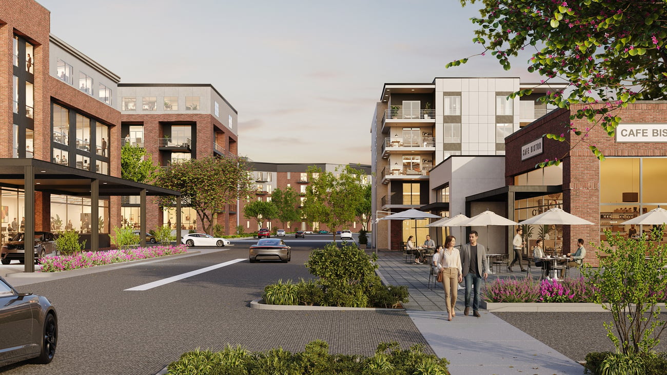 RiverGate Mall redevelopment rendering