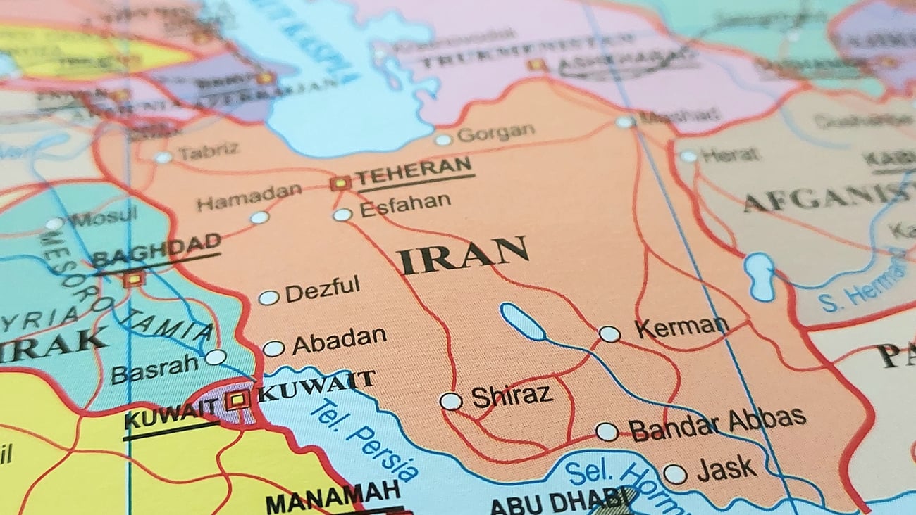 Iran map (Image: Thoha Firdaus)