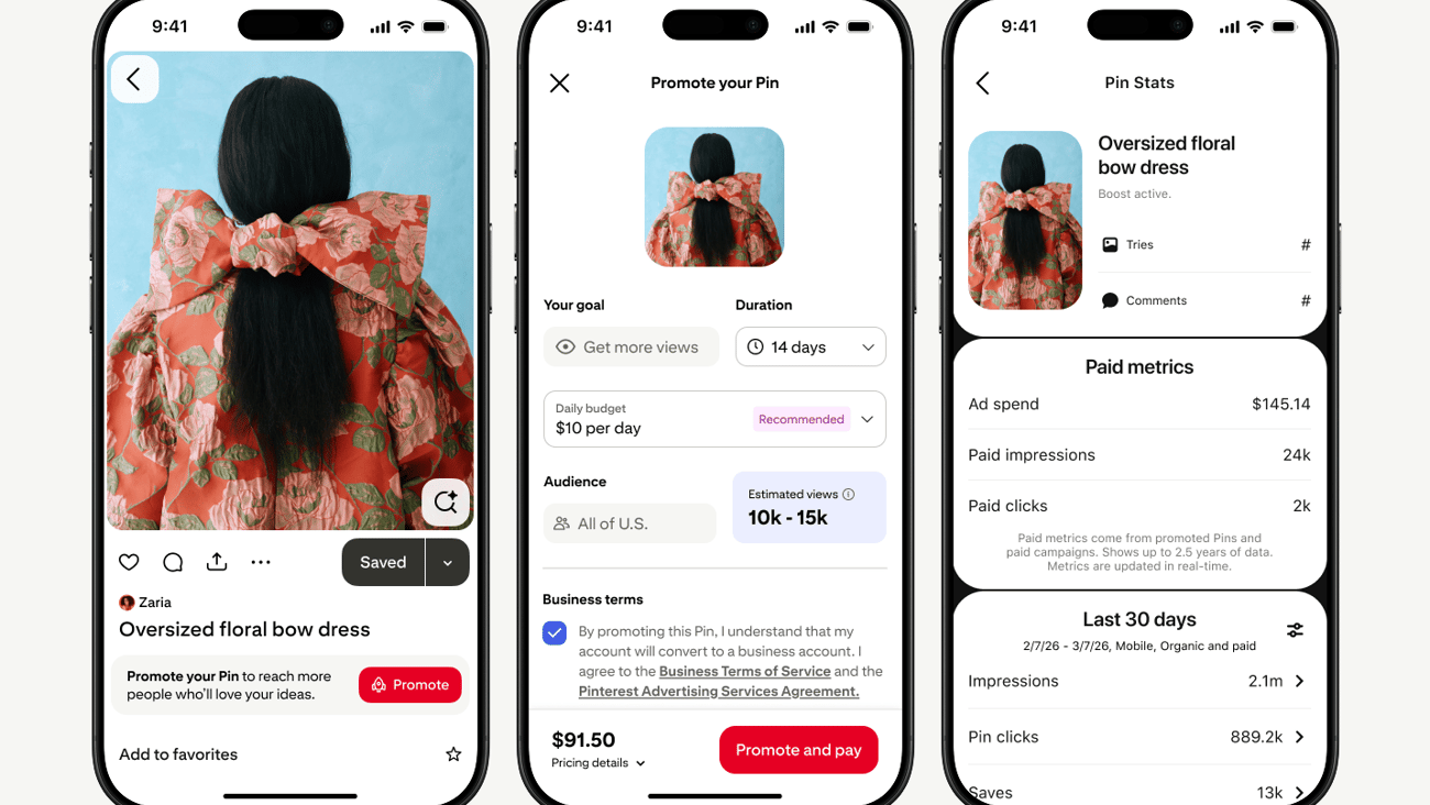 Pinterest Promote a Pin
