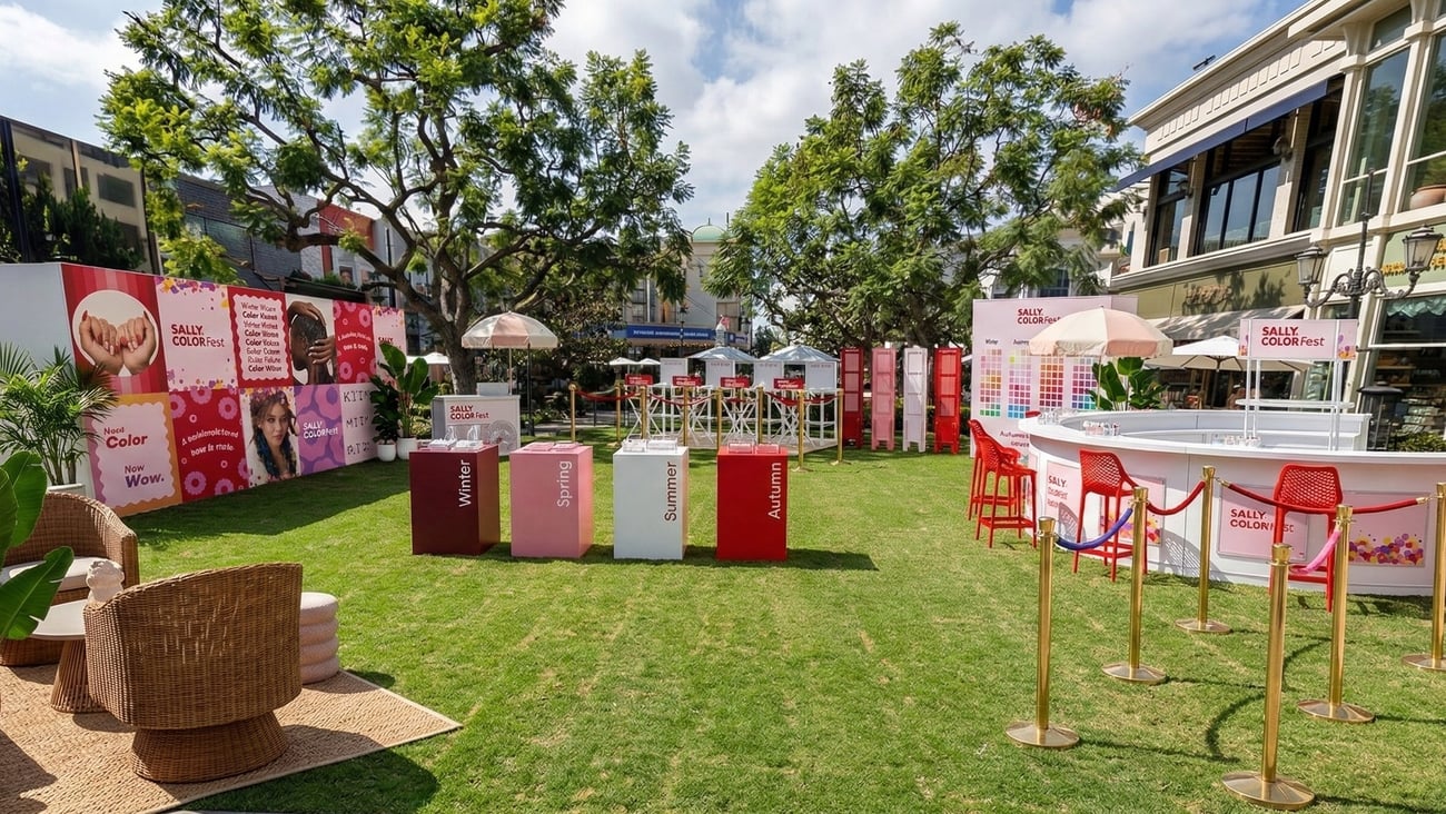 Sally Beauty Colorfest pop-up