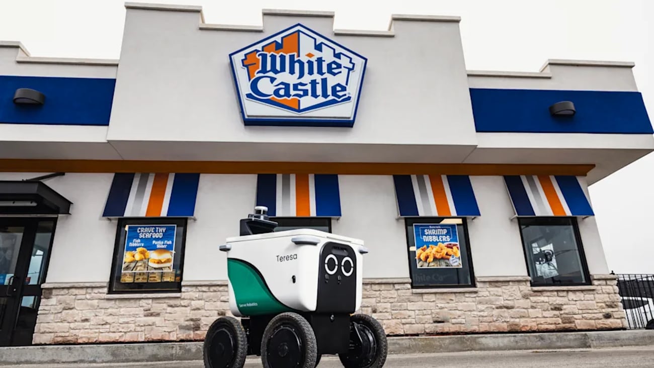 White Castle delivery robot (Image: GlobeNewswire Inc.)