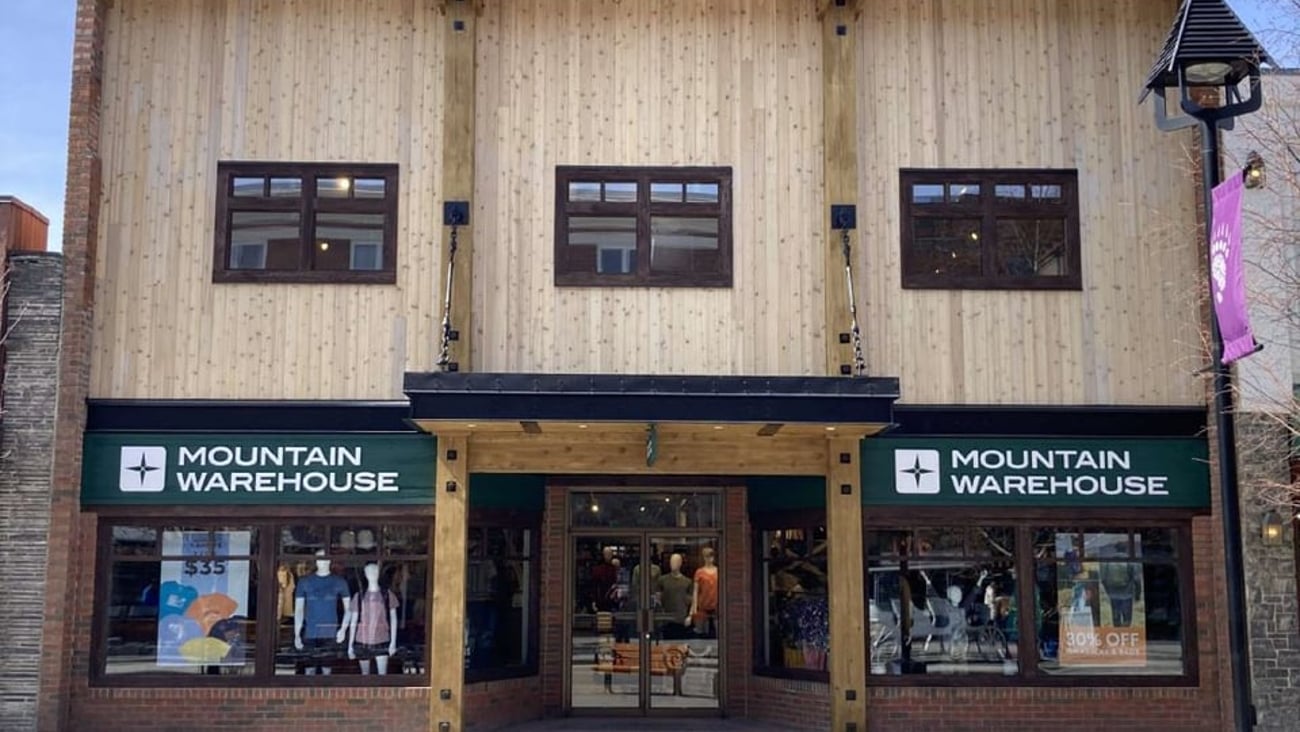 Mountain Warehouse storefront