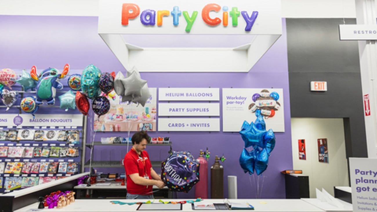 Party City shop inside Staples