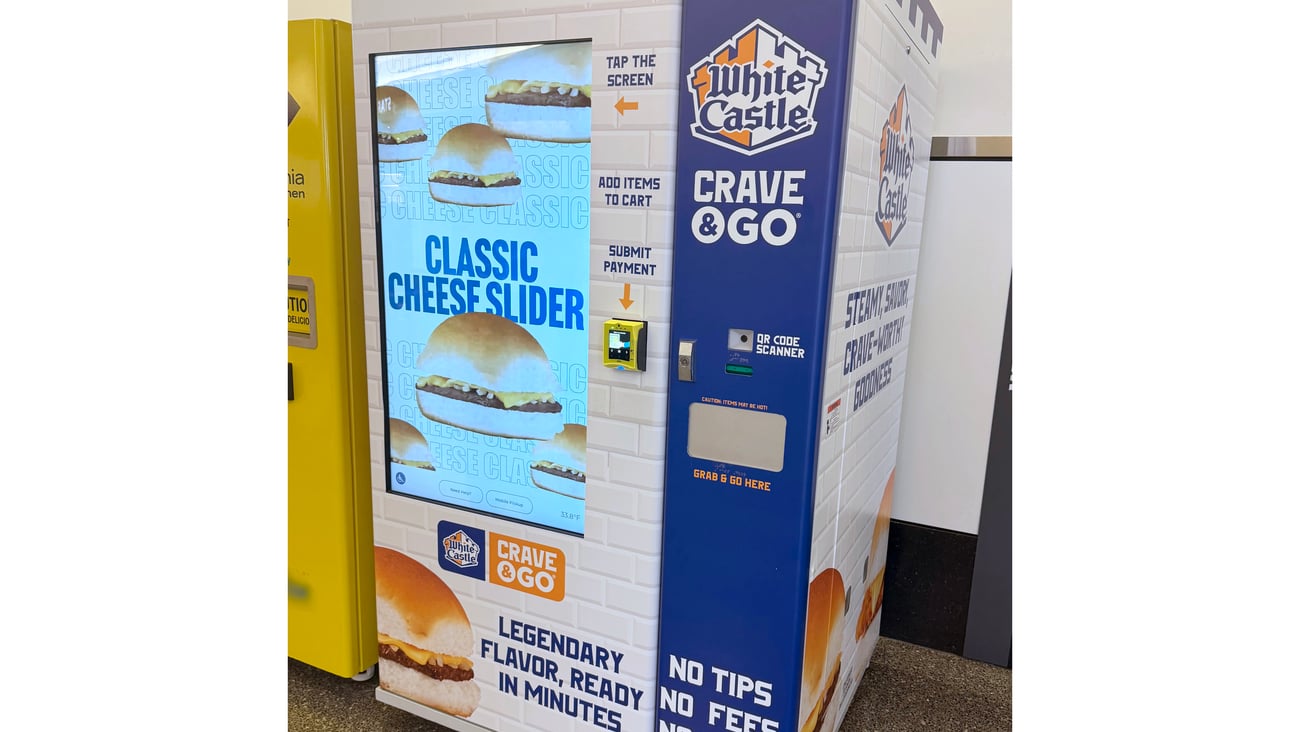 White Castle Crave & Go kiosk