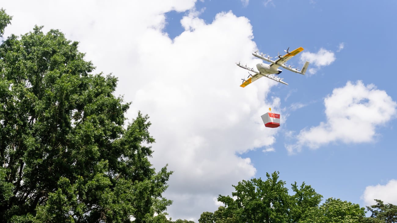 DoorDash Wing drone delivery