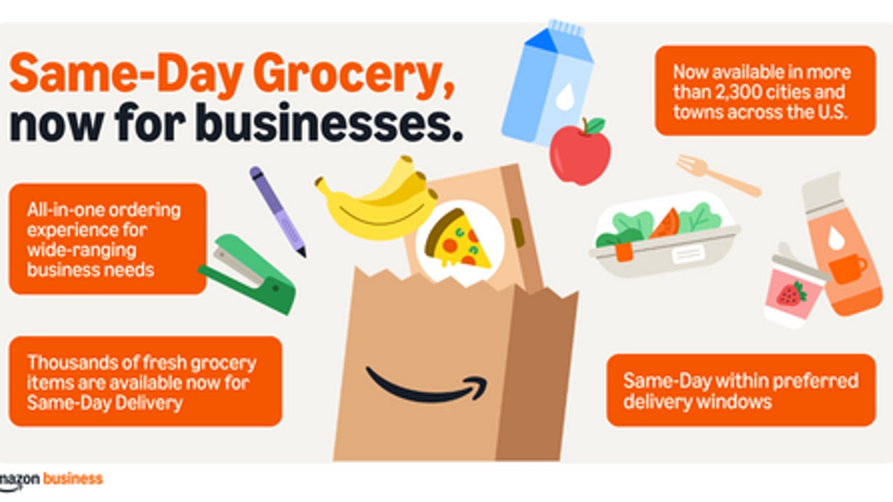 Amazon Business grocery delivery