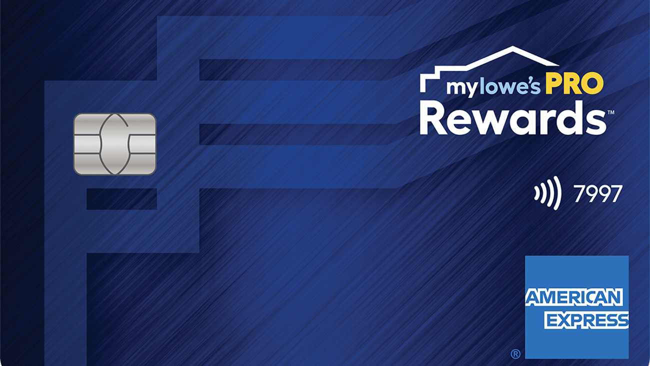 Lowes Pro Rewards Amex card