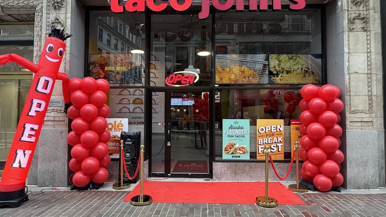Taco John's storefront