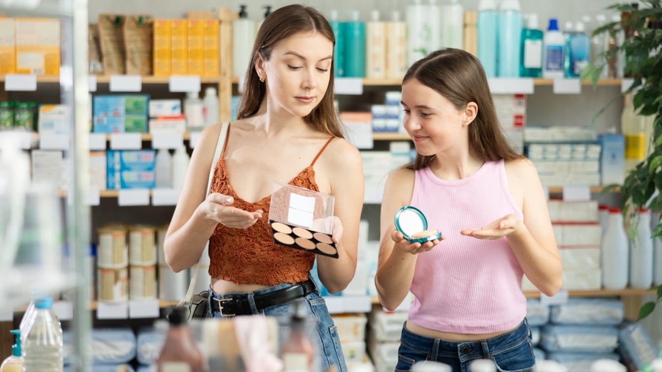 Makeup shopping
