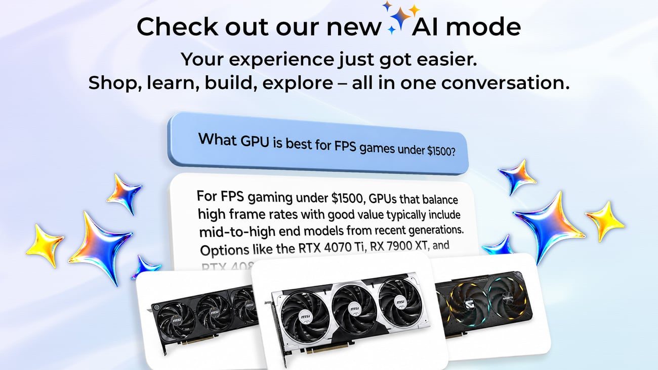 Newegg conversational shopping