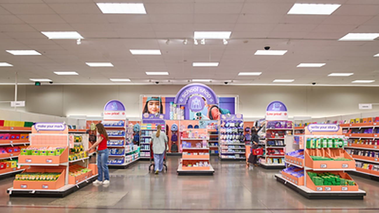 Target store interior